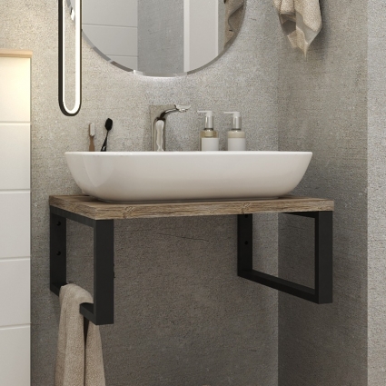 Столешница 1MarKa Grunge Loft 60 дуб намибия