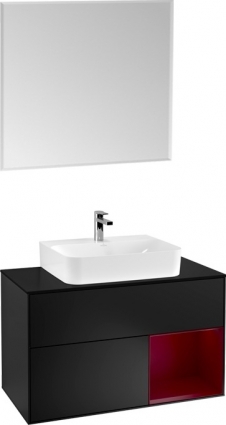 Мебель для ванной Villeroy & Boch Finion G122HBPD 100 с подсветкой и освещением стены