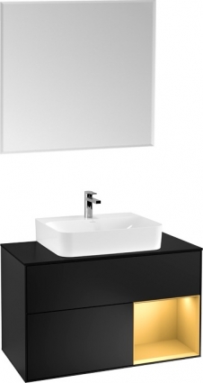 Мебель для ванной Villeroy & Boch Finion G122HFPD 100 с подсветкой и освещением стены