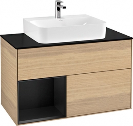 Тумба с раковиной Villeroy & Boch Finion G112PDPC 100 с подсветкой и освещением стены