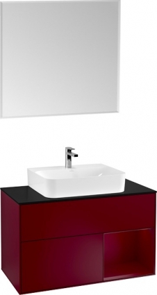 Мебель для ванной Villeroy & Boch Finion G122HBHB 100 с подсветкой и освещением стены