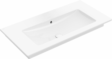 Мебельная раковина Villeroy & Boch Venticello 4104AJRW без отверстия для смесителя, stone white ceramic plus
