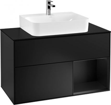 Тумба с раковиной Villeroy & Boch Finion G122PDPD 100 с подсветкой и освещением стены