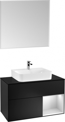 Мебель для ванной Villeroy & Boch Finion G122MTPD 100 с подсветкой и освещением стены