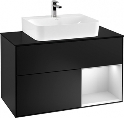 Тумба с раковиной Villeroy & Boch Finion G122MTPD 100 с подсветкой и освещением стены