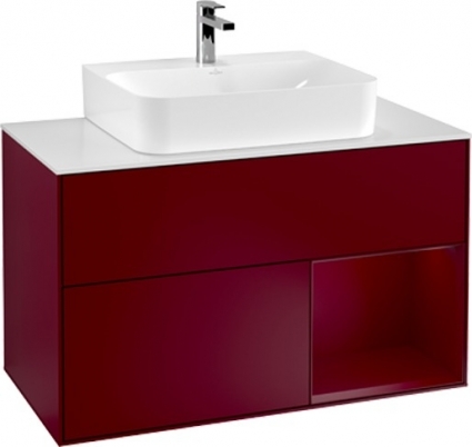 Тумба с раковиной Villeroy & Boch Finion G121HBHB 100 с подсветкой и освещением стены