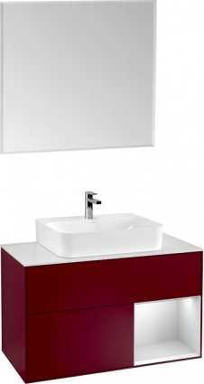 Мебель для ванной Villeroy & Boch Finion G121MTHB 100 с подсветкой и освещением стены