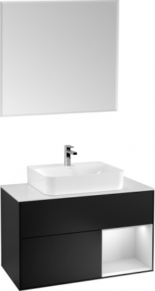 Мебель для ванной Villeroy & Boch Finion G121MTPD 100 с подсветкой и освещением стены