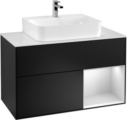 Тумба с раковиной Villeroy & Boch Finion G121MTPD 100 с подсветкой и освещением стены