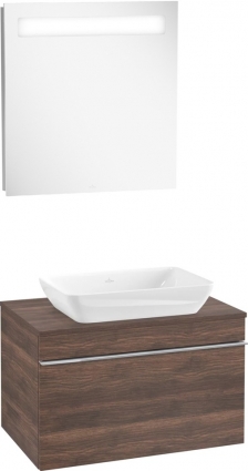 Мебель для ванной Villeroy & Boch Venticello 75 arizona oak, с ручкой хром