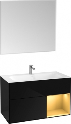 Мебель для ванной Villeroy & Boch Finion G040HFPH 100 с подсветкой и освещением стены