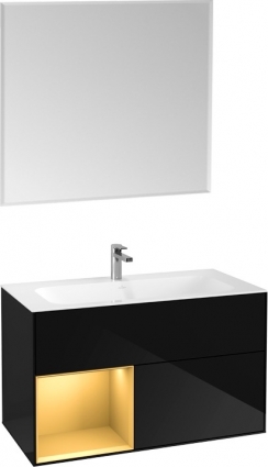 Мебель для ванной Villeroy & Boch Finion G030HFPH 100 с подсветкой и освещением стены
