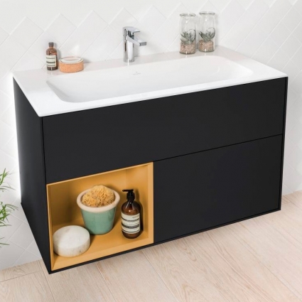 Тумба с раковиной Villeroy & Boch Finion G030HFPD 100 с подсветкой и освещением стены
