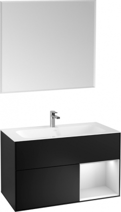 Мебель для ванной Villeroy & Boch Finion G040MTPD 100 с подсветкой и освещением стены