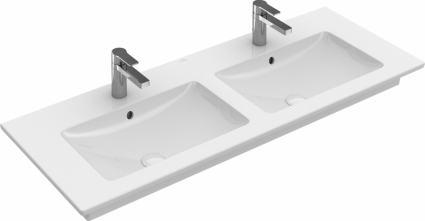 Мебельная раковина Villeroy & Boch Venticello 130 см, альпийский белый ceramic plus
