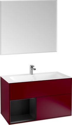 Мебель для ванной Villeroy & Boch Finion G030PDHB 100 с подсветкой и освещением стены