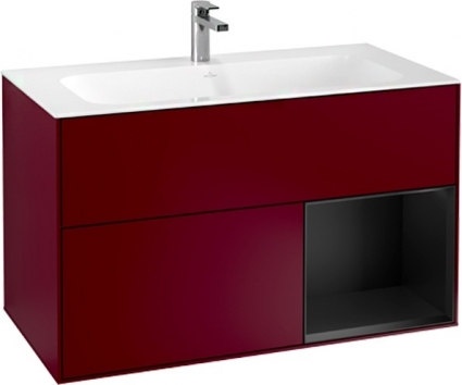 Тумба с раковиной Villeroy & Boch Finion G040PDHB 100 с подсветкой и освещением стены