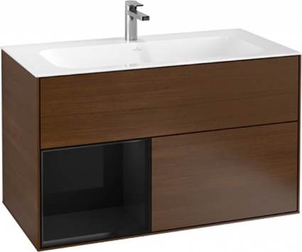 Тумба с раковиной Villeroy & Boch Finion G030PHGN 100 с подсветкой и освещением стены