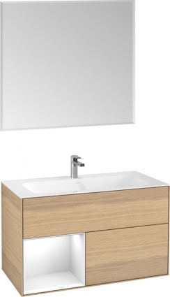 Мебель для ванной Villeroy & Boch Finion G030GFPC 100 с подсветкой и освещением стены
