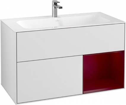 Тумба с раковиной Villeroy & Boch Finion G040HBMT 100 с подсветкой и освещением стены