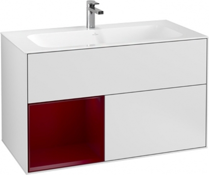 Тумба с раковиной Villeroy & Boch Finion G030HBMT 100 с подсветкой и освещением стены