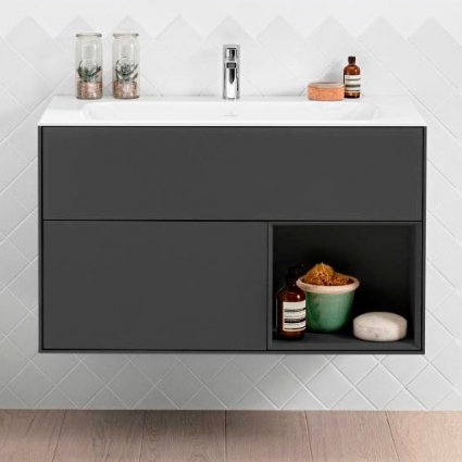 Тумба с раковиной Villeroy & Boch Finion G040GKGK 100 с подсветкой и освещением стены