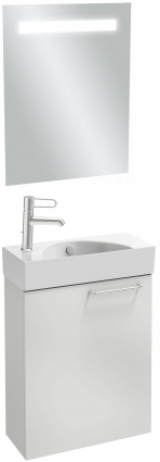 Мебель для ванной Jacob Delafon Odeon Rive Gauche 50 L белая, ручка хром