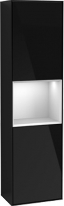 Шкаф-пенал Villeroy & Boch Finion G460MTPH glossy black lacquer, L