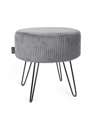 Пуф ARBEN DECOR MAGIC Метеор Cilium Steel серого цвета