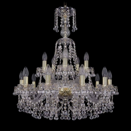 Подвесная люстра Bohemia Ivele 1409/10+5/240/XL-77 G