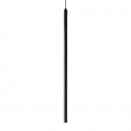 Подвесной светодиодный светильник Ideal Lux Ultrathin D100 Round Nero 142913