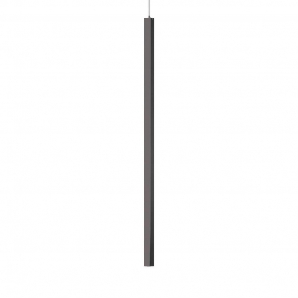 Подвесной светодиодный светильник Ideal Lux Ultrathin D100 Square Nero 194196