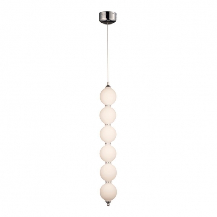 Подвесной светодиодный светильник Lumina Deco Snowman LDP 6835-1 WT+CHR