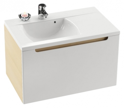 Тумба для комплекта Ravak Classic 80 белая/береза R