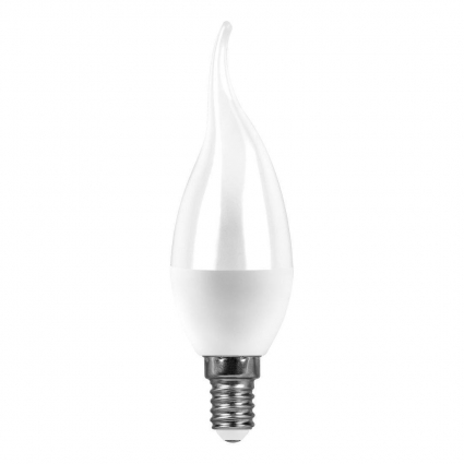 Лампа светодиодная Feron E14 7W 6400K матовая LB-97 38135
