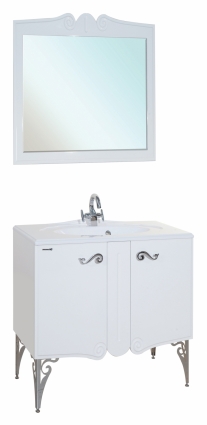 Мебель для ванной Bellezza Эстель 80 белая