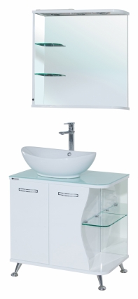 Мебель для ванной Bellezza Рио 70 L белая