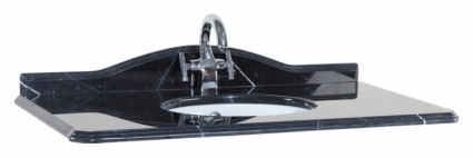 Столешница Bellezza Грация Люкс 90 nero marquina