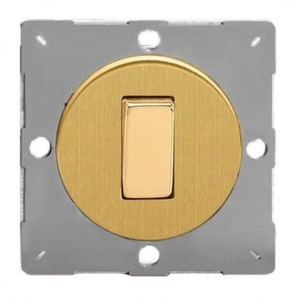 Переключатель Varilight одноклавишный 3-позиционный Brushed Brass Z1EG7B