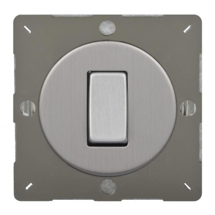 Переключатель Varilight одноклавишный 3-позиционный Brushed Steel Z1EG7S