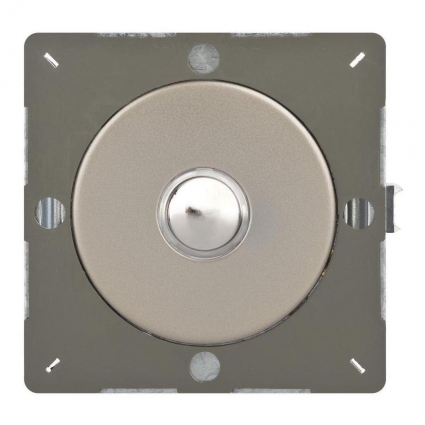 Переключатель кнопочный Varilight 1-позиционный Satin Chrome Z1EGM1N