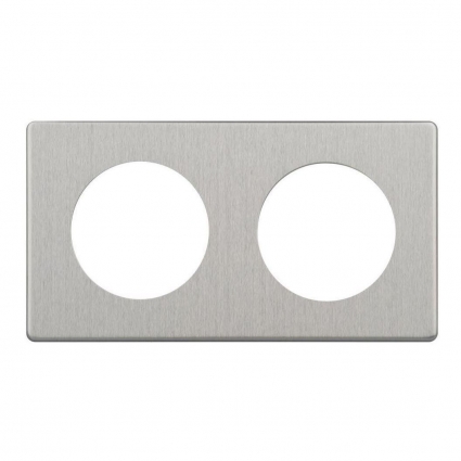 Рамка 2-постовая Varilight Brashed Steel XESG2S