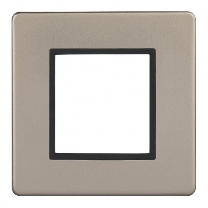 Рамка термостата Varilight термостата Satin Chrome XDNG45BS