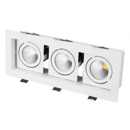 Встраиваемый светодиодный светильник Arlight CL-Kardan-S260x102-3x9W Day 024132
