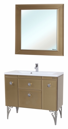 Мебель для ванной Bellezza Луссо 90 золото
