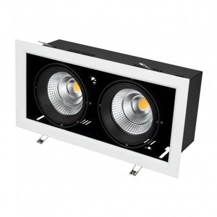 Встраиваемый светодиодный светильник Arlight CL-Kardan-S375x190-2x25W White6000 028862