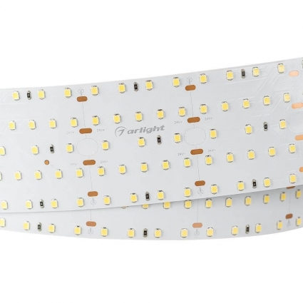 Светодиодная лента Arlight 30W/m 420LED/m 2835SMD теплый белый 2,5M 021208