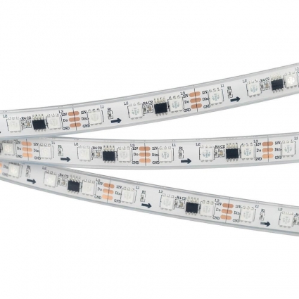 Светодиодная влагозащищенная лента Arlight 14,4W/m 60LED/m 5060SMD разноцветная 5M 026155(2)