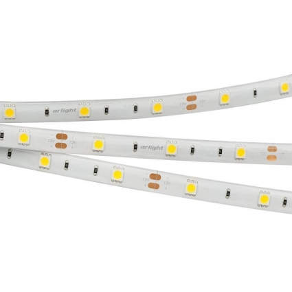 Светодиодная влагозащищенная лента Arlight 7,2W/m 30LED/m 5060SMD белый 5M 014693(1)
