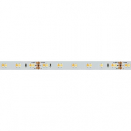 Светодиодная лента Arlight 9,6W/m 120LED/m 3528SMD теплый белый/белый 5M 025211(2)